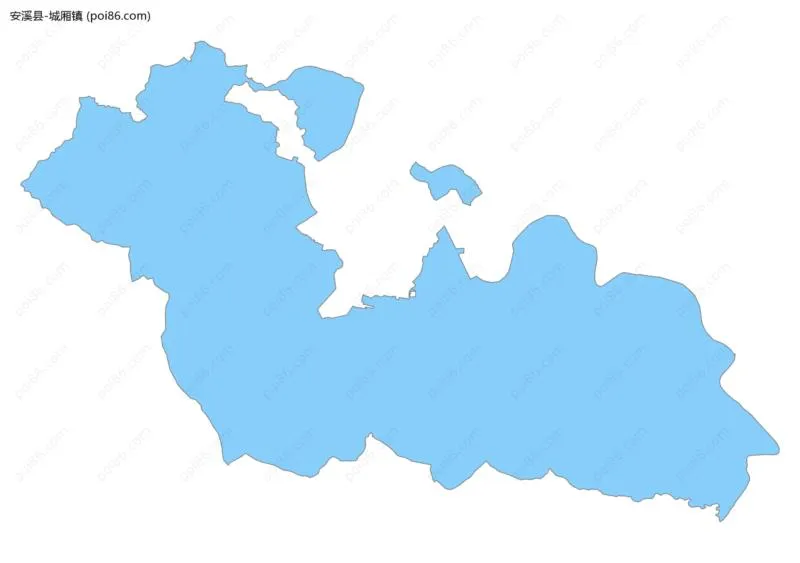 城厢镇边界地图