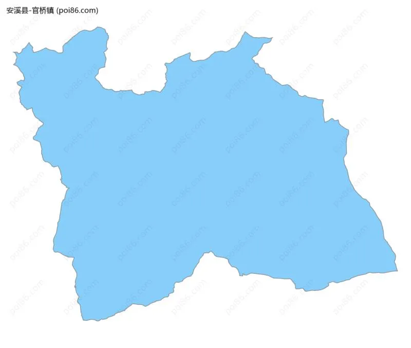 官桥镇边界地图