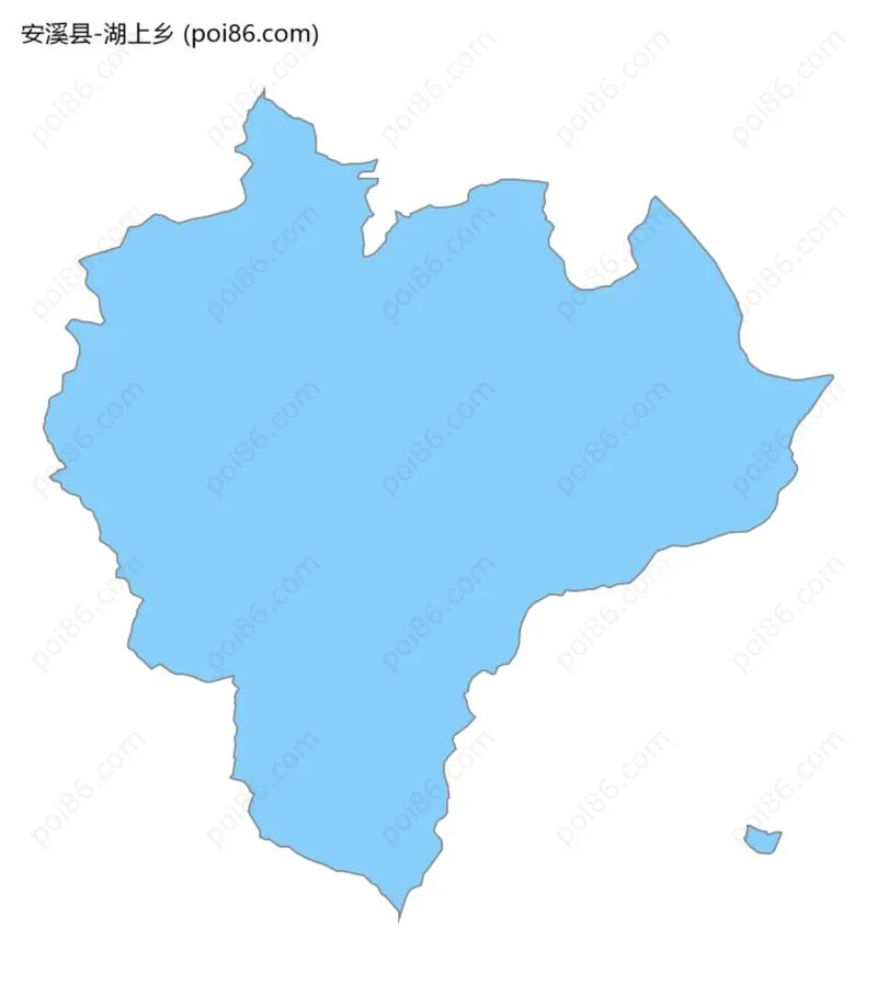 湖上乡边界地图