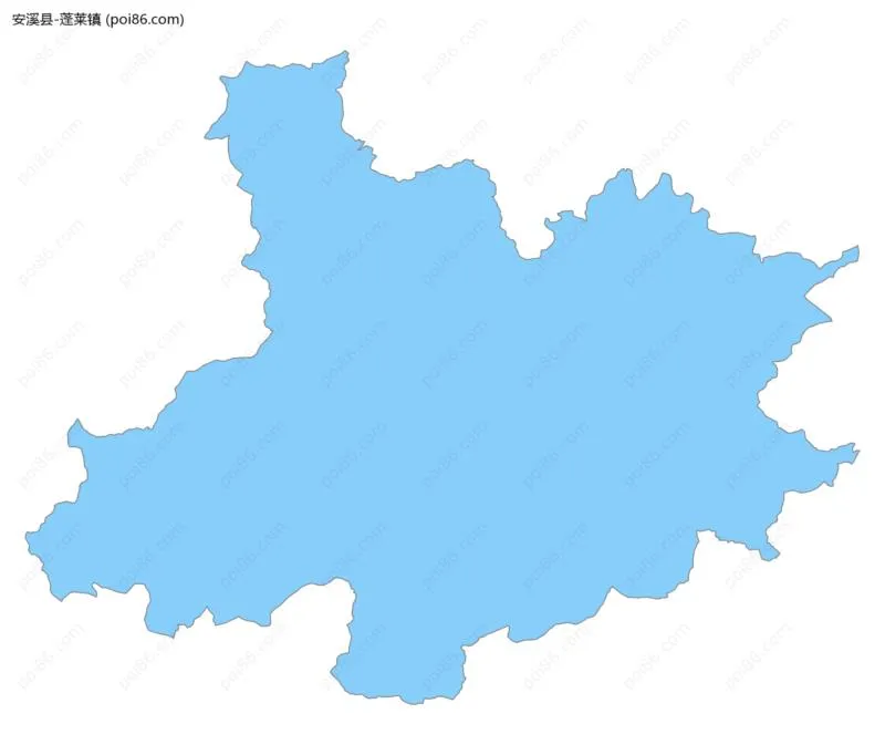 蓬莱镇边界地图