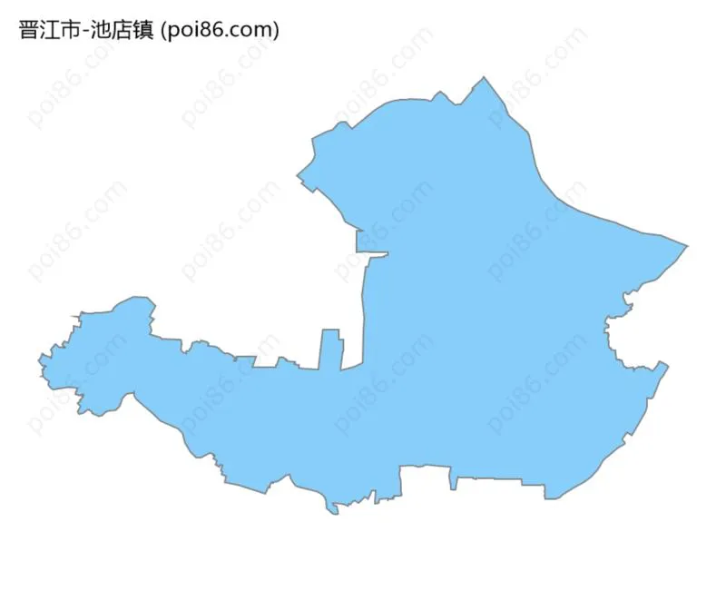 池店镇边界地图