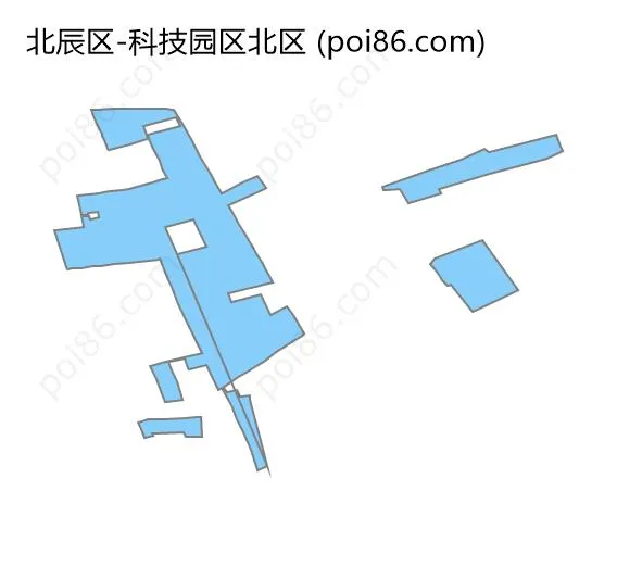 科技园区北区边界地图