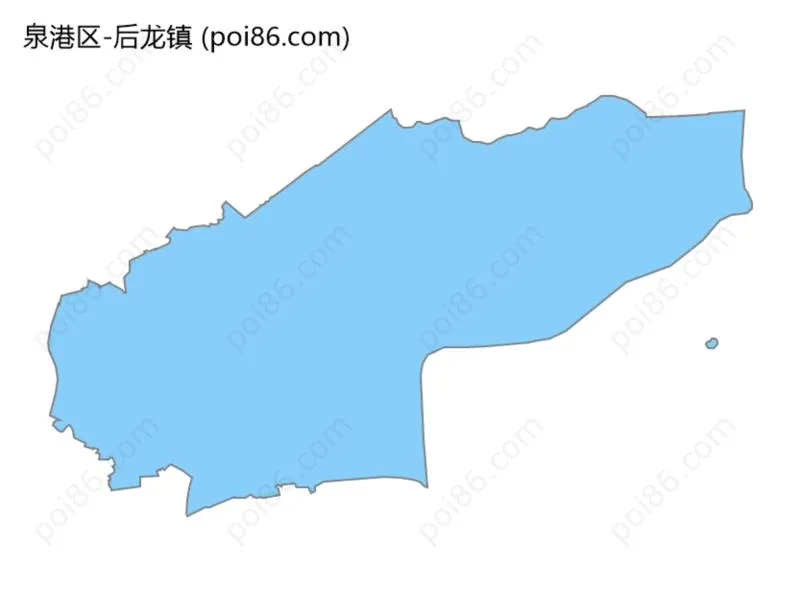 后龙镇边界地图
