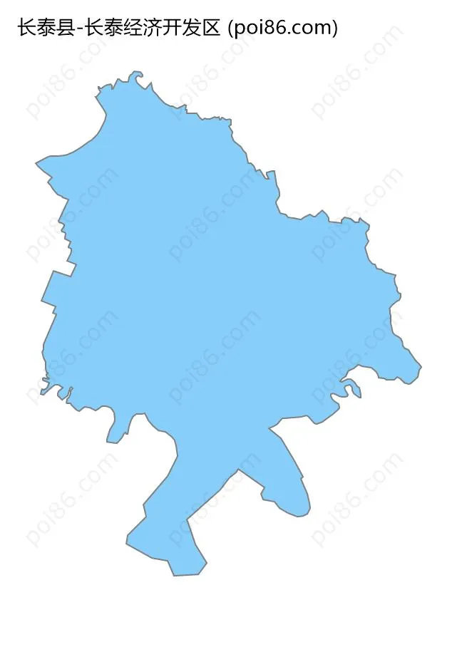 长泰经济开发区边界地图