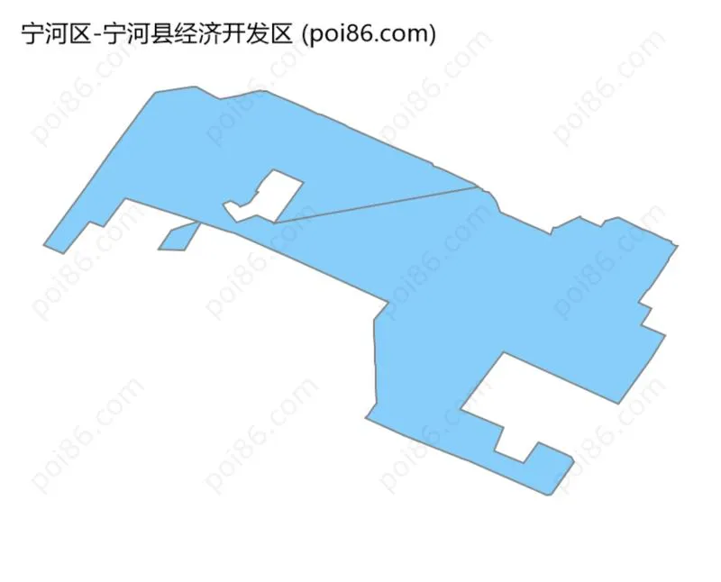 宁河县经济开发区边界地图