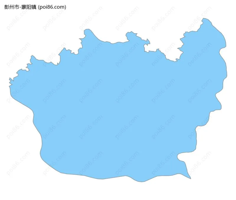 蒙阳镇边界地图