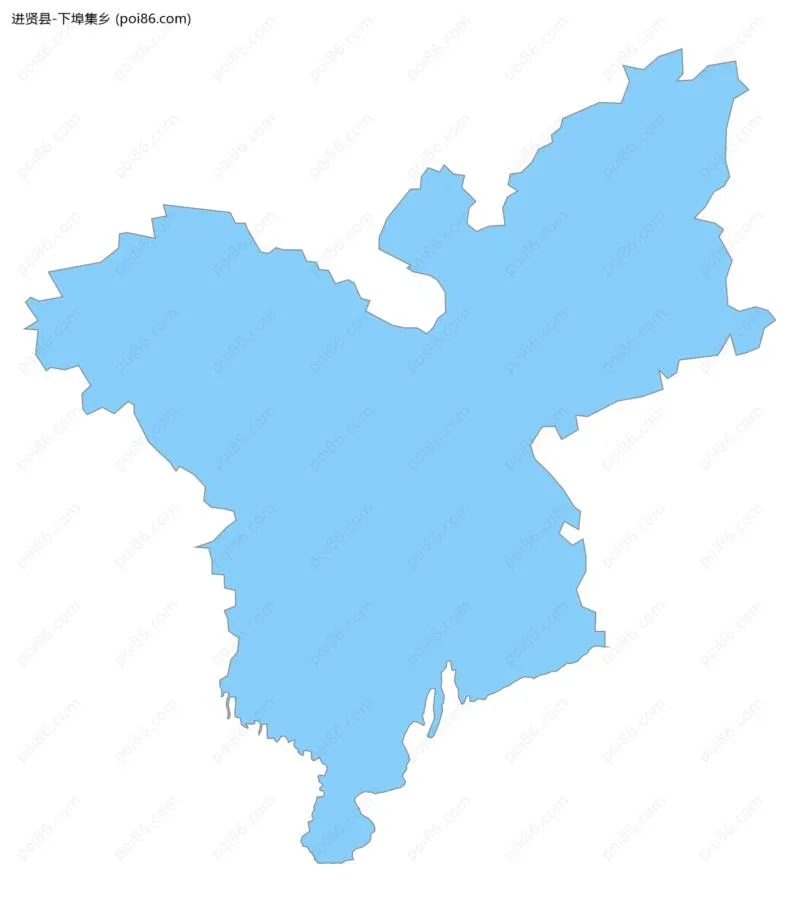 下埠集乡边界地图