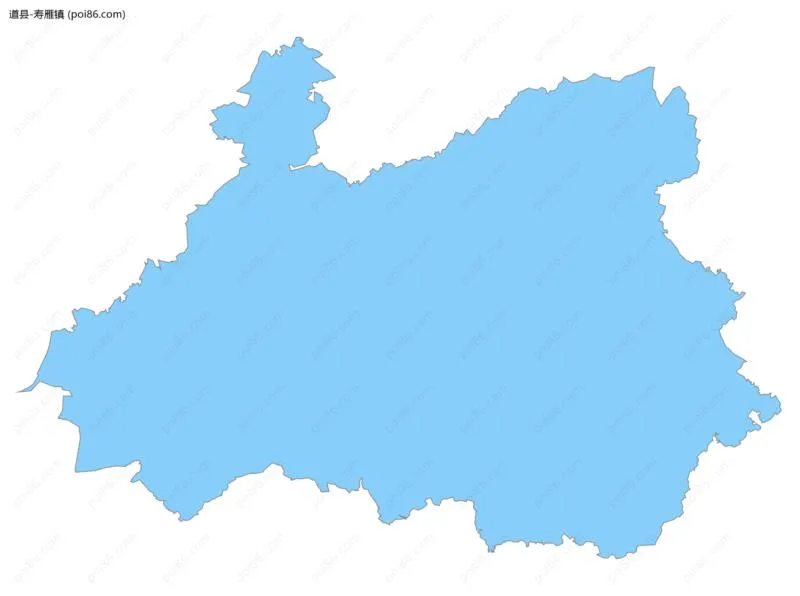 寿雁镇边界地图