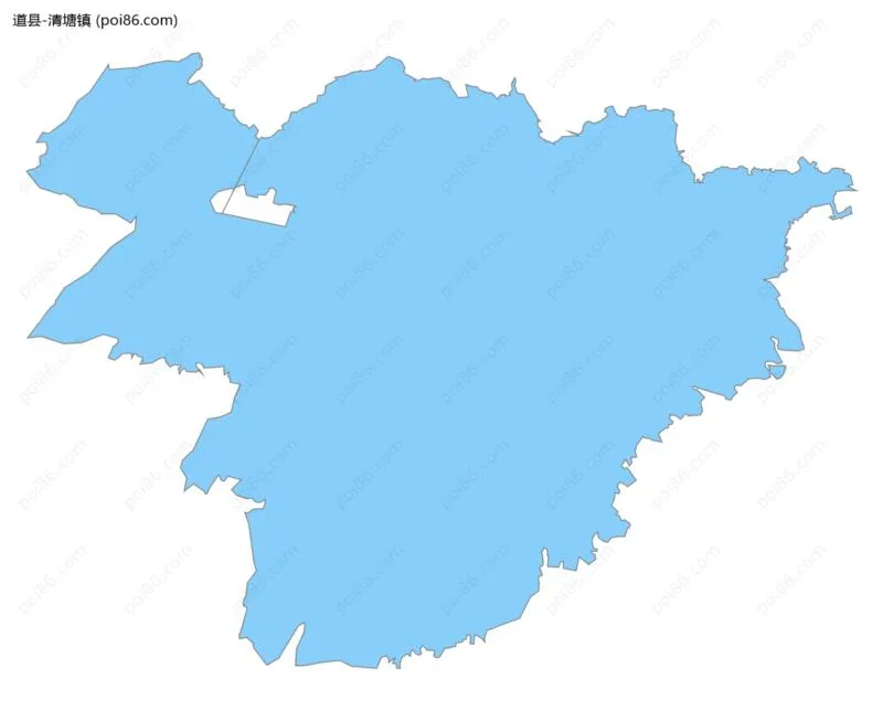 清塘镇边界地图