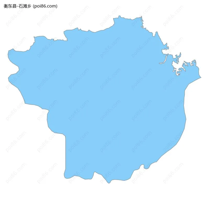 石滩乡边界地图