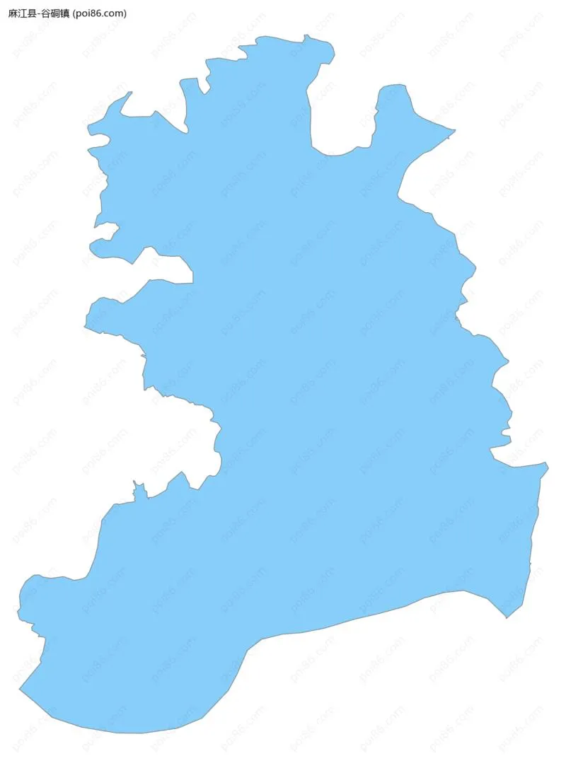 谷硐镇边界地图