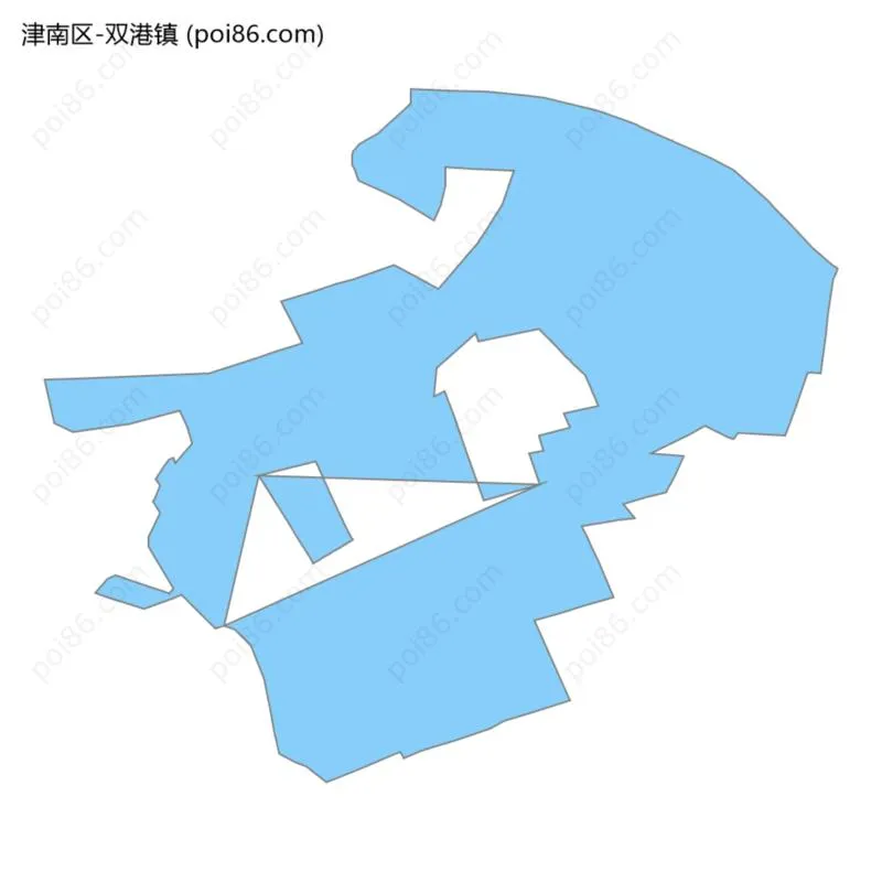 双港镇边界地图