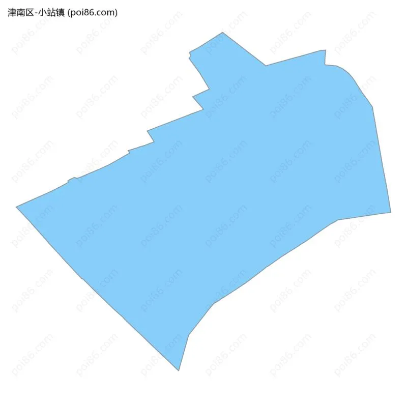 小站镇边界地图