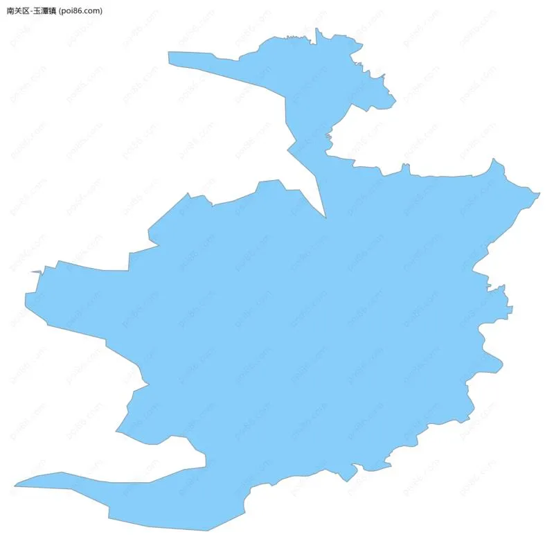 玉潭镇边界地图