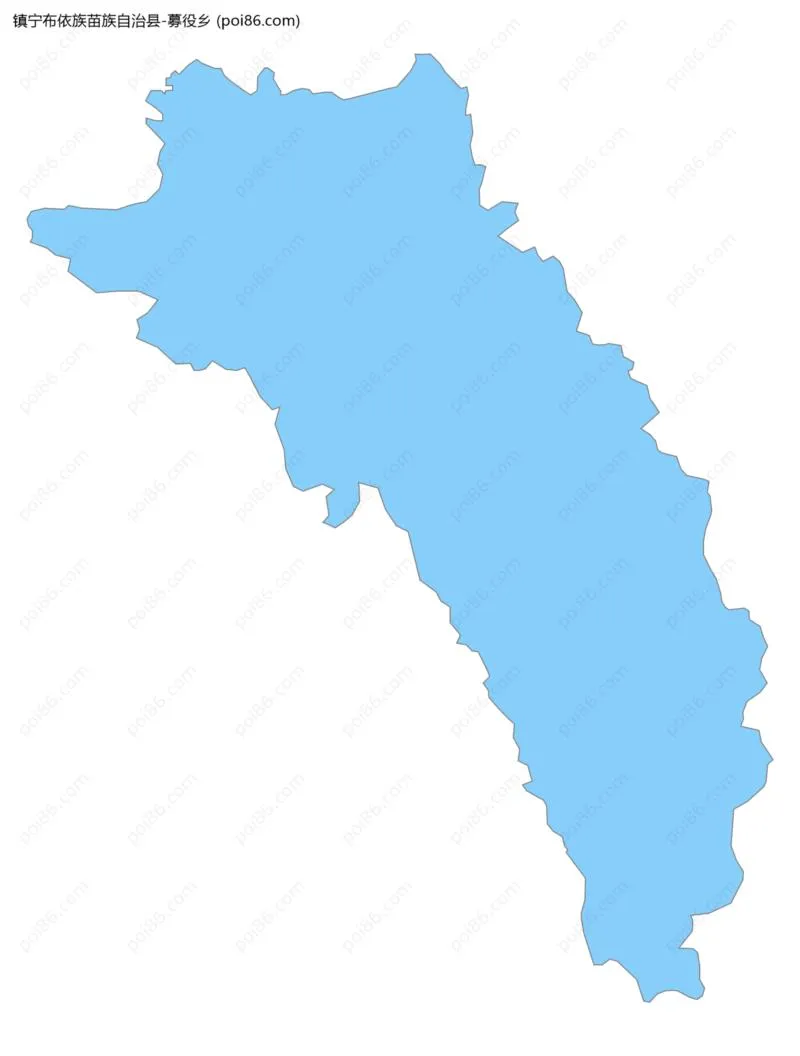 募役乡边界地图