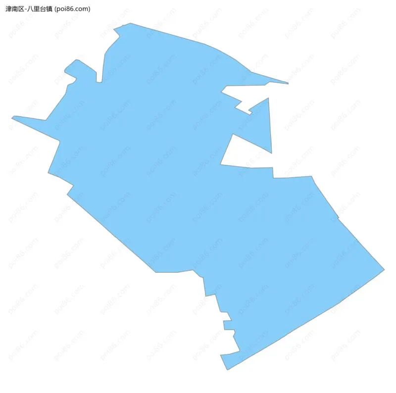 八里台镇边界地图