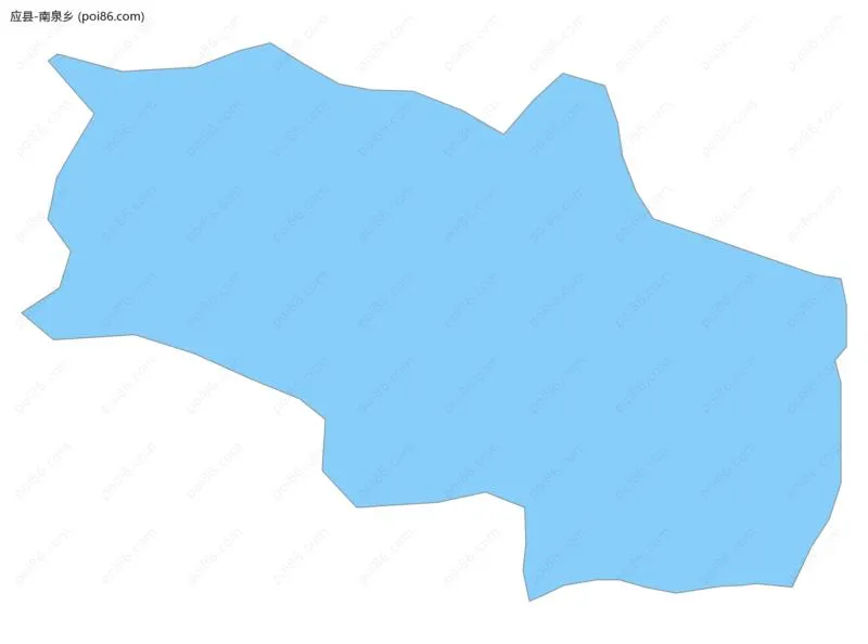 南泉乡边界地图