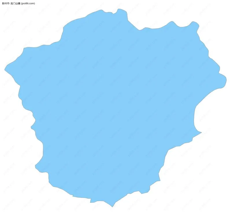 龙门山镇边界地图