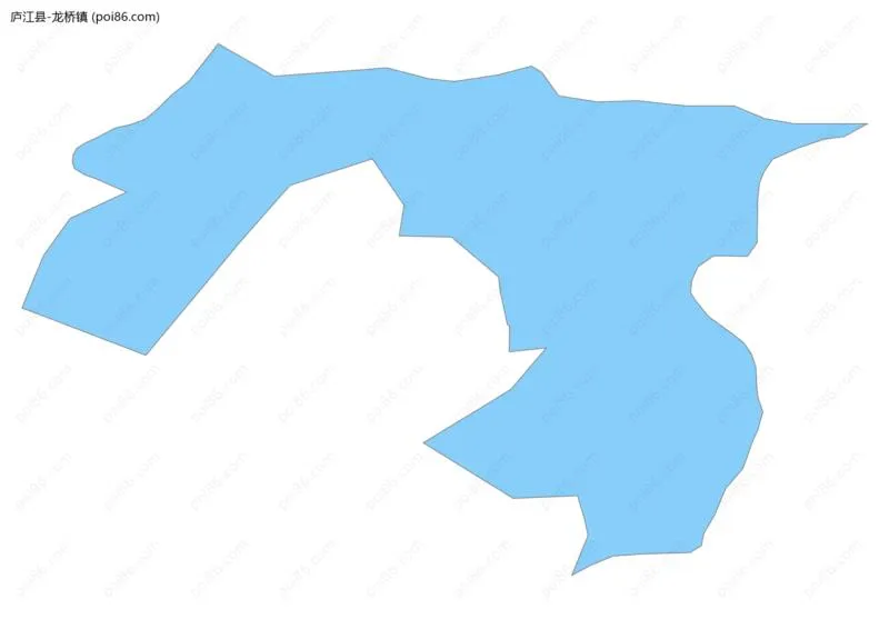 龙桥镇边界地图