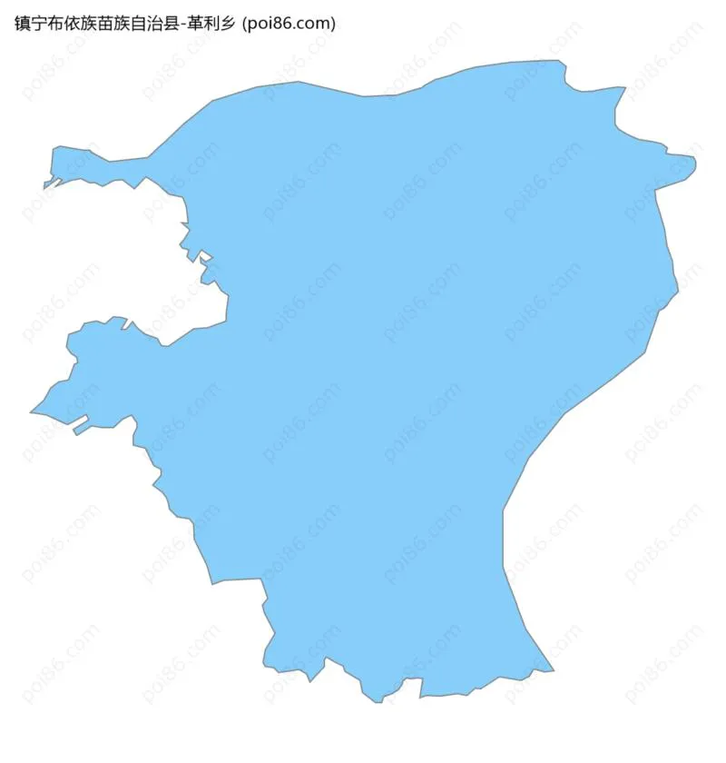 革利乡边界地图