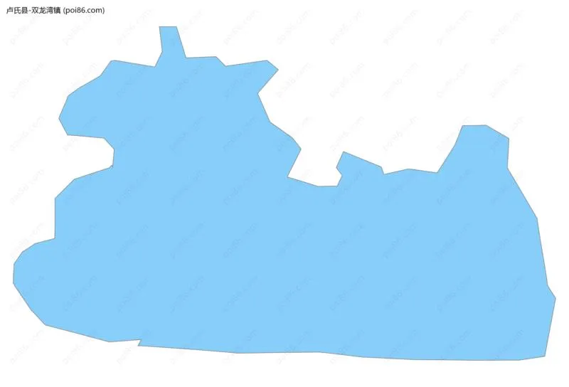 双龙湾镇边界地图