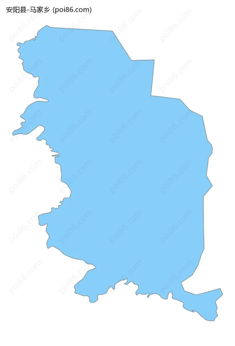 马家乡边界地图