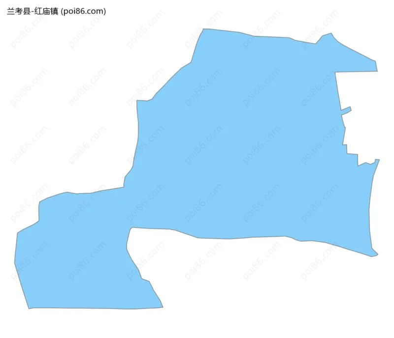 红庙镇边界地图