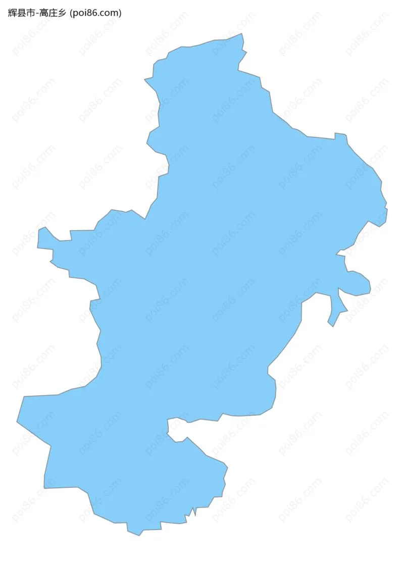 高庄乡边界地图