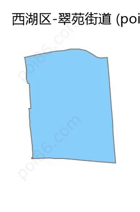 翠苑街道边界地图