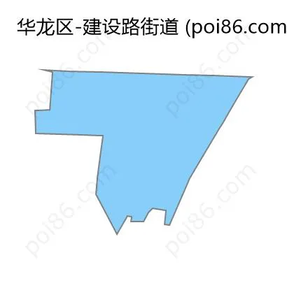建设路街道边界地图