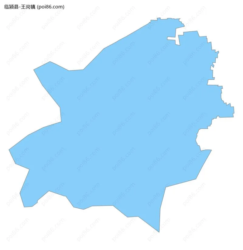 王岗镇边界地图