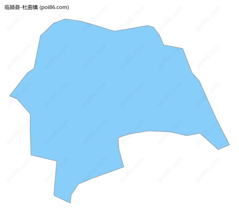 杜曲镇边界地图