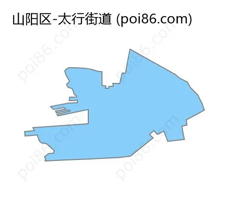 太行街道边界地图