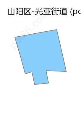 光亚街道边界地图