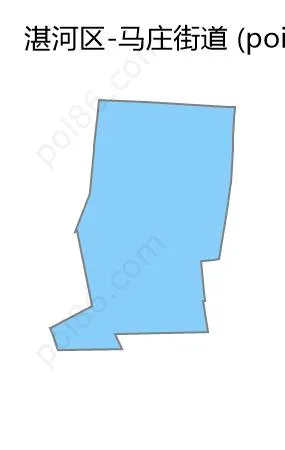 马庄街道边界地图