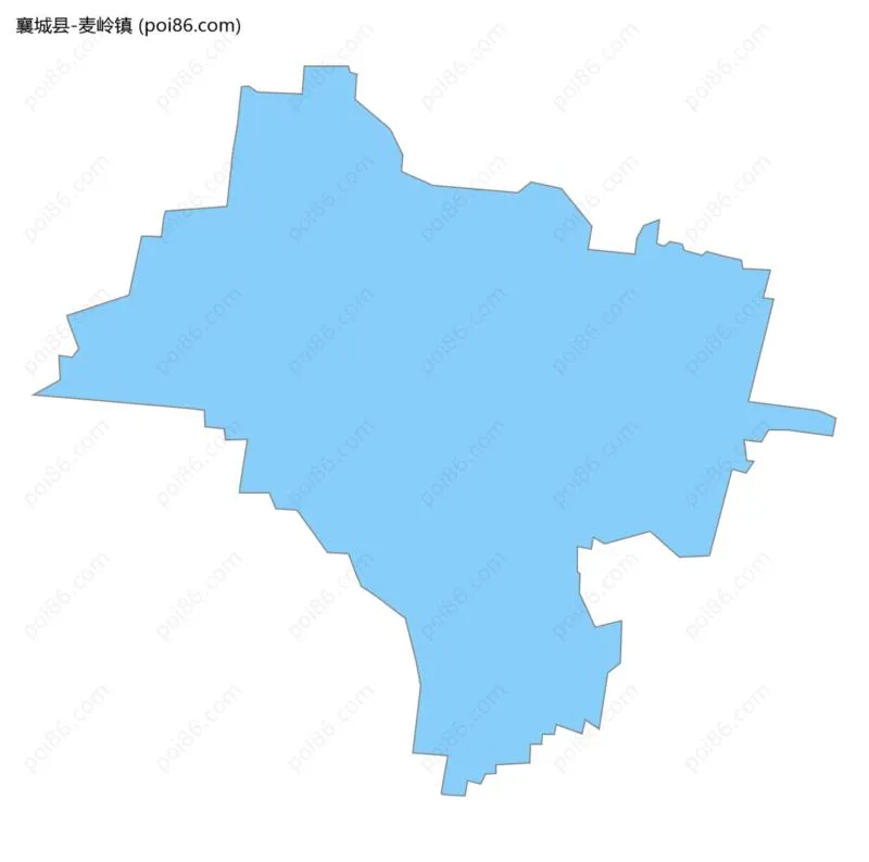 麦岭镇边界地图