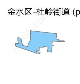 杜岭街道边界地图