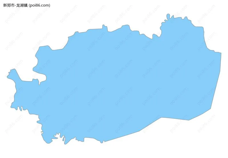 龙湖镇边界地图