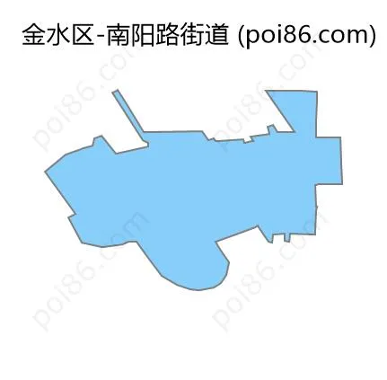 南阳路街道边界地图