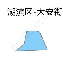 大安街道边界地图