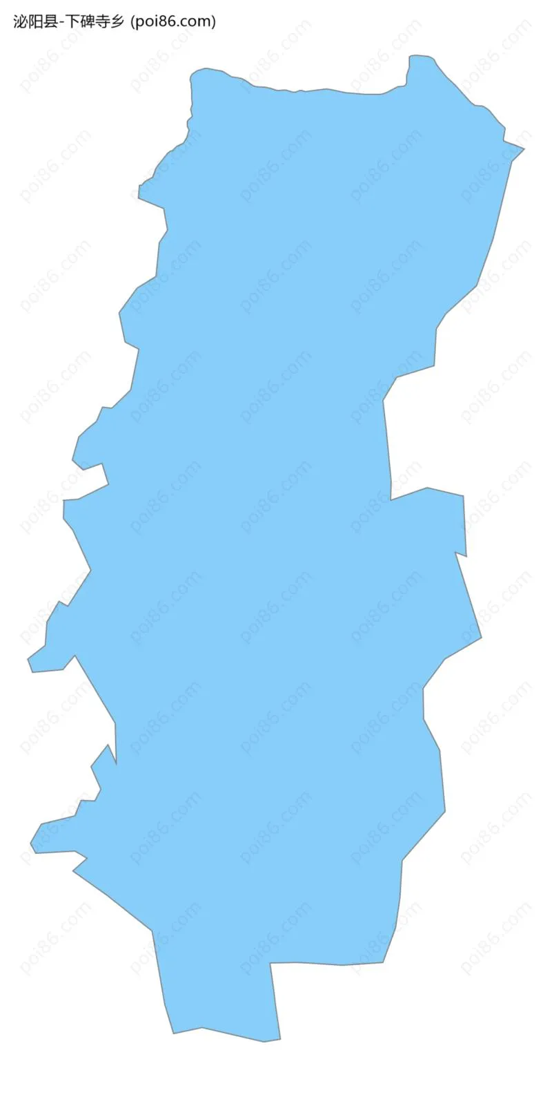 下碑寺乡边界地图