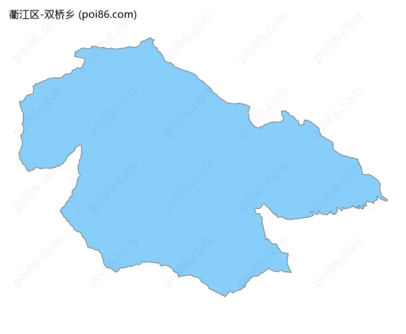 双桥乡边界地图