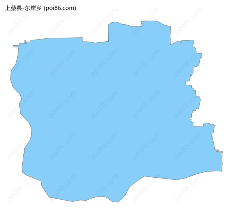 东岸乡边界地图