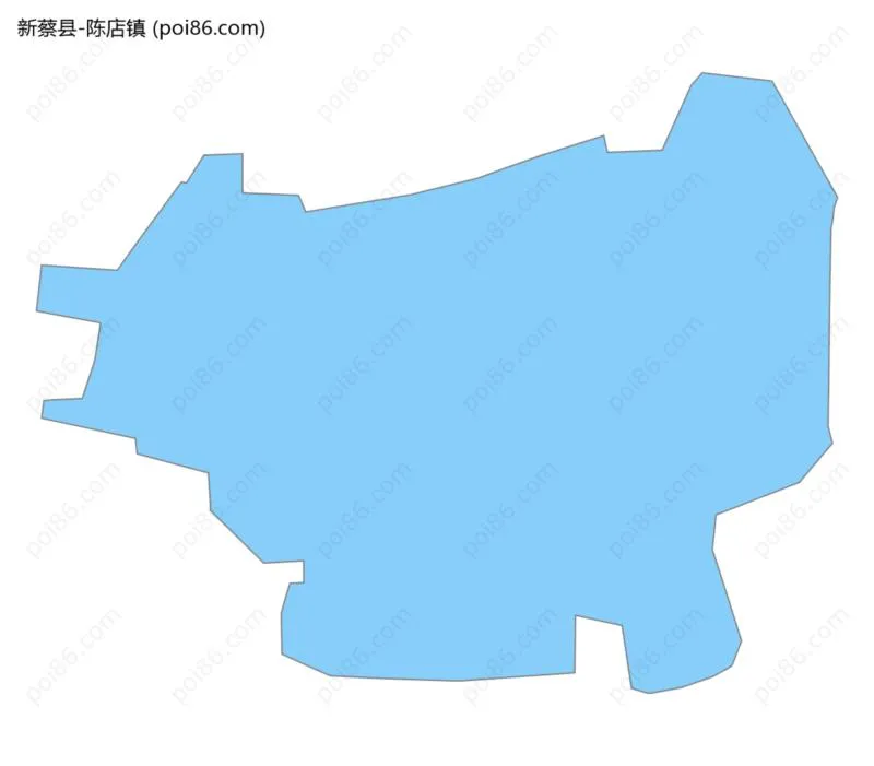 陈店镇边界地图