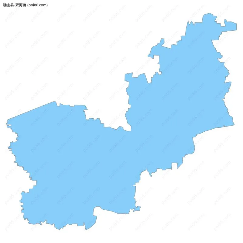 双河镇边界地图