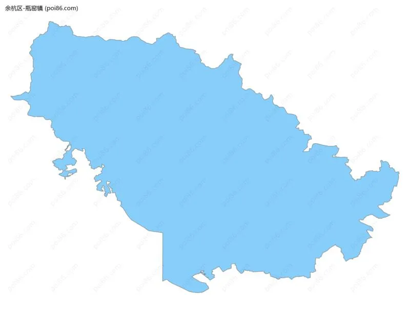 瓶窑镇边界地图