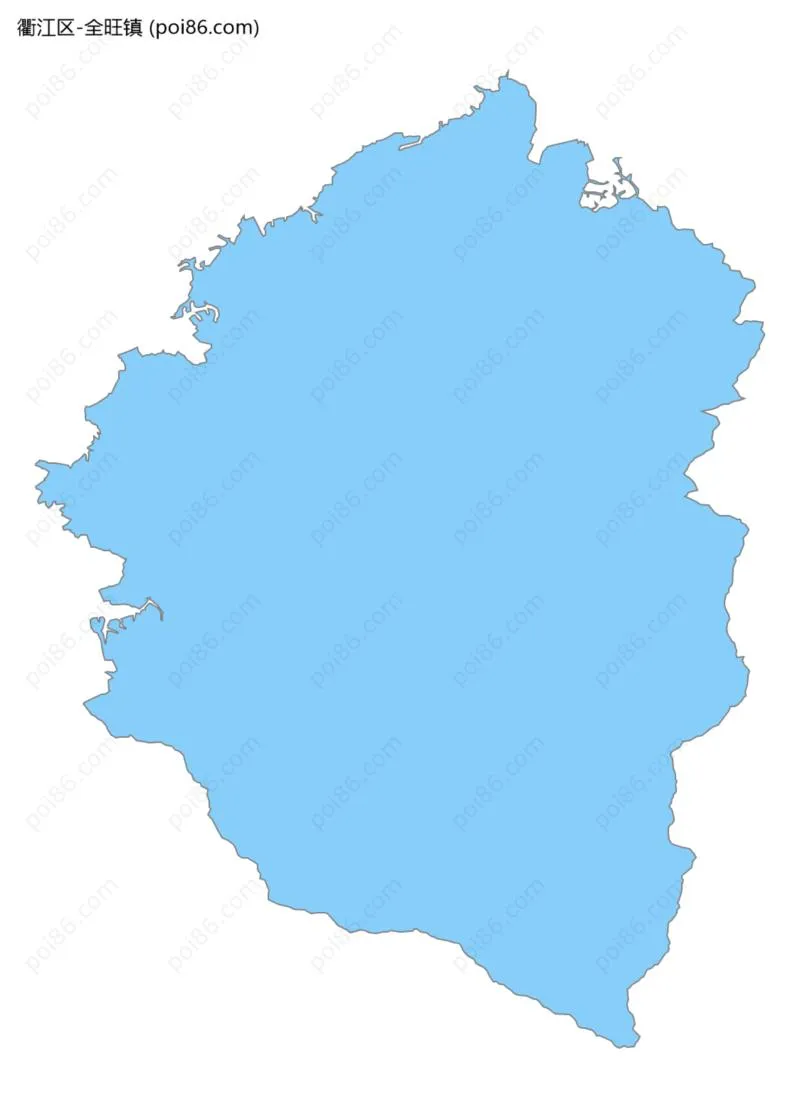 全旺镇边界地图