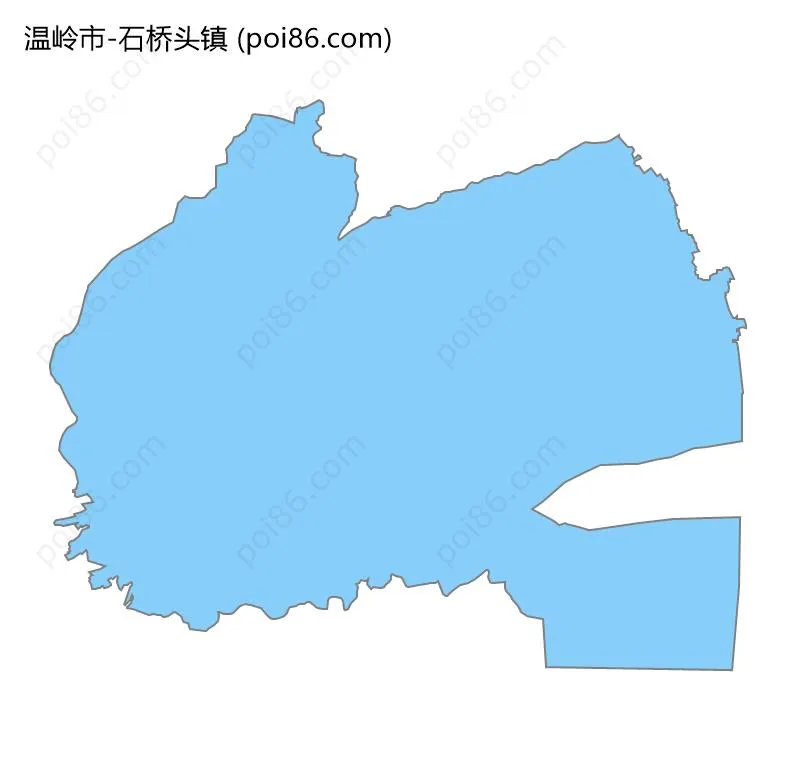 石桥头镇边界地图