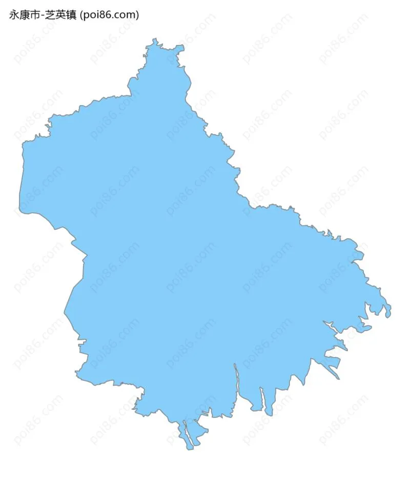 芝英镇边界地图