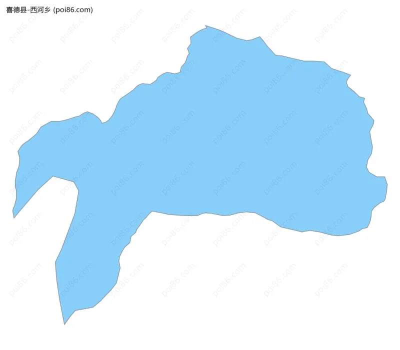 西河乡边界地图